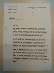 Pfarrer Zeilinger an Reverend Paisley 10.08.1970 I [044. Waldenhausen, Nr. 82]